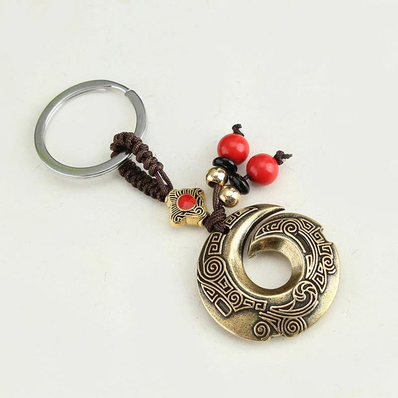 Copper Key Chain for Good Luck & Wealth | Spiritual Jewelry