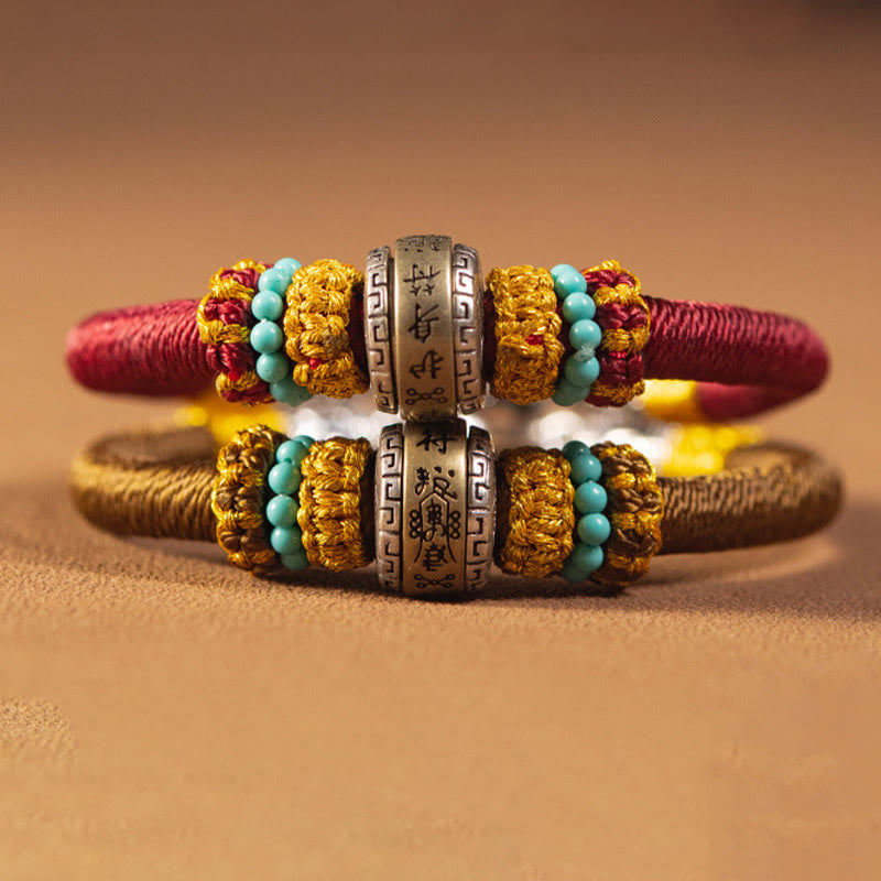 Handmade King Kong Knot Red String Bracelet for Protection