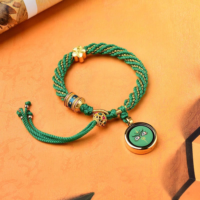 Five Gods of Wealth Red String Protection Bracelet