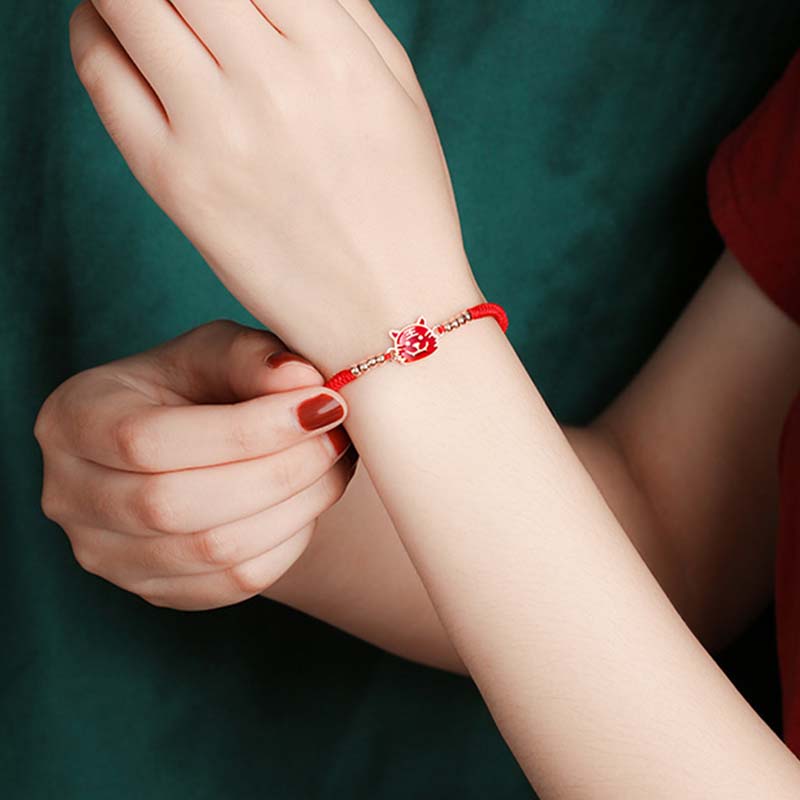 Unisex Red String Bracelet | 12 Chinese Zodiac Protection Charm