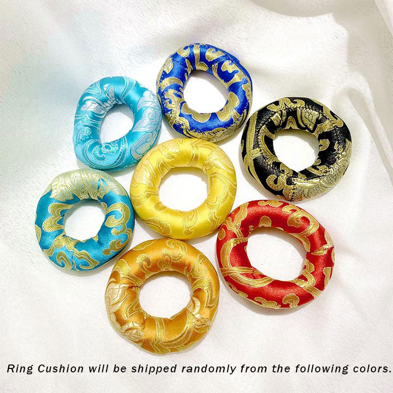 Meditation Cushion for Tibetan Singing Bowls, Polyester 8-22cm