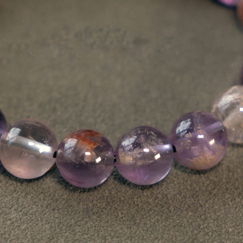 8mm Clear Quartz Protection Bracelet for Mental Clarity