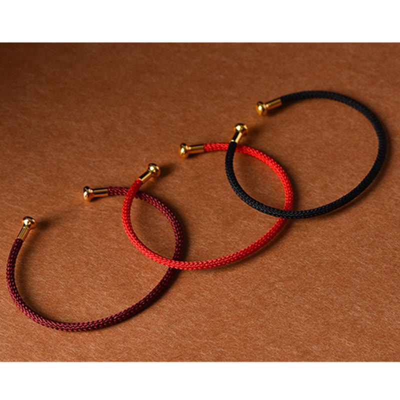 Handmade Red String Luck Bracelets for Spiritual Protection