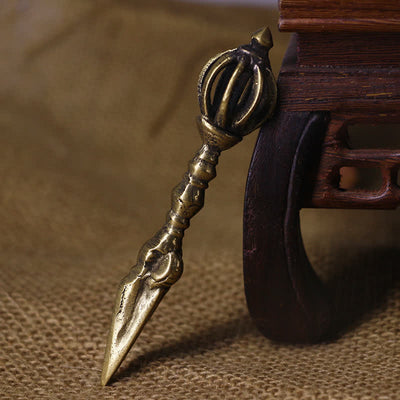 Copper Tibetan Dorje Vajra - Spiritual Power Meditation Tool