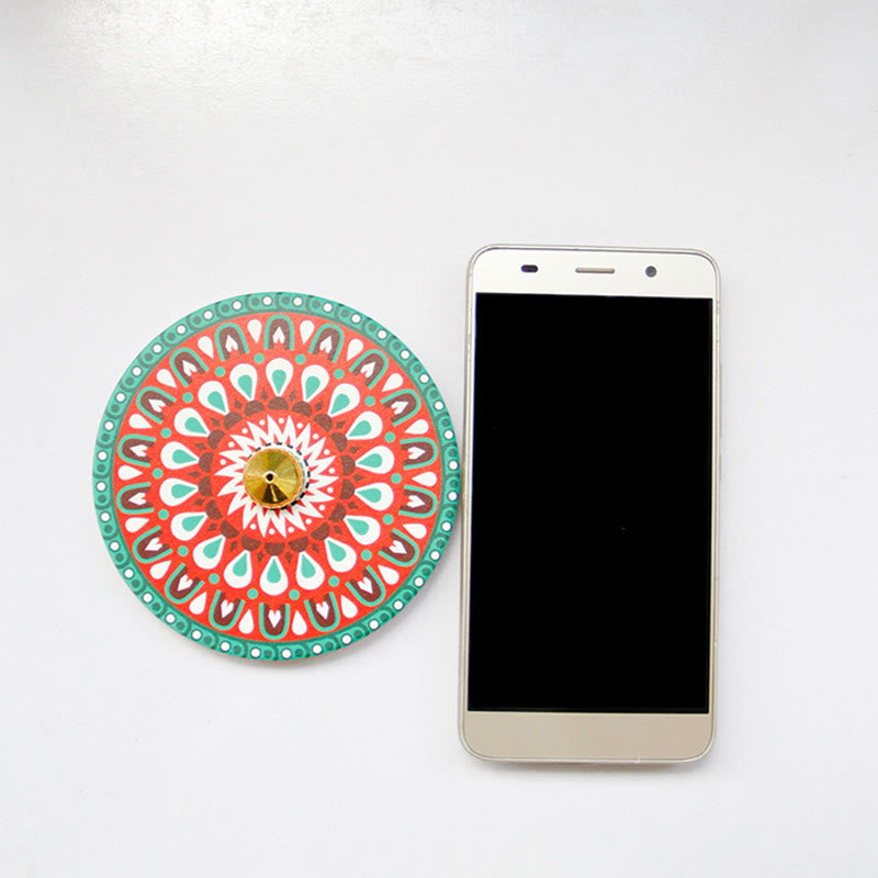 Colorful Pattern Ceramic Incense Stick Burner 10cm