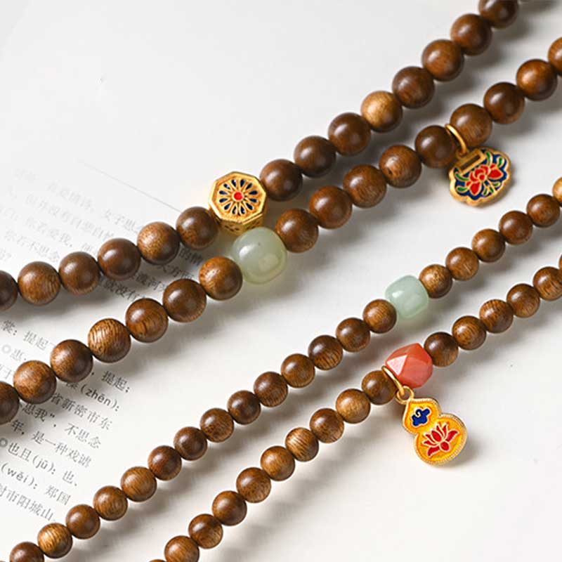 6mm Rosewood Protection Calm Bracelet Mala