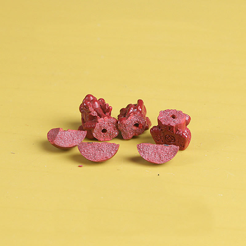 8mm Natural Double Pixiu Cinnabar Wealth Bracelet