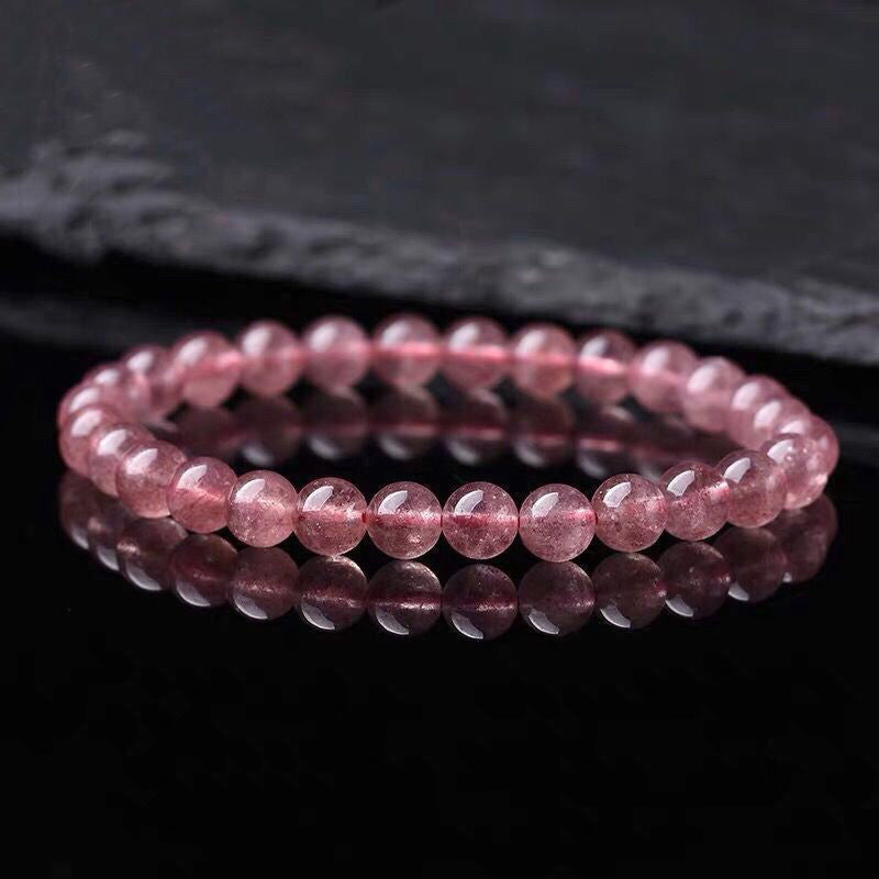 Natural Rose Quartz Love Bracelet 6mm | Healing Sounds
