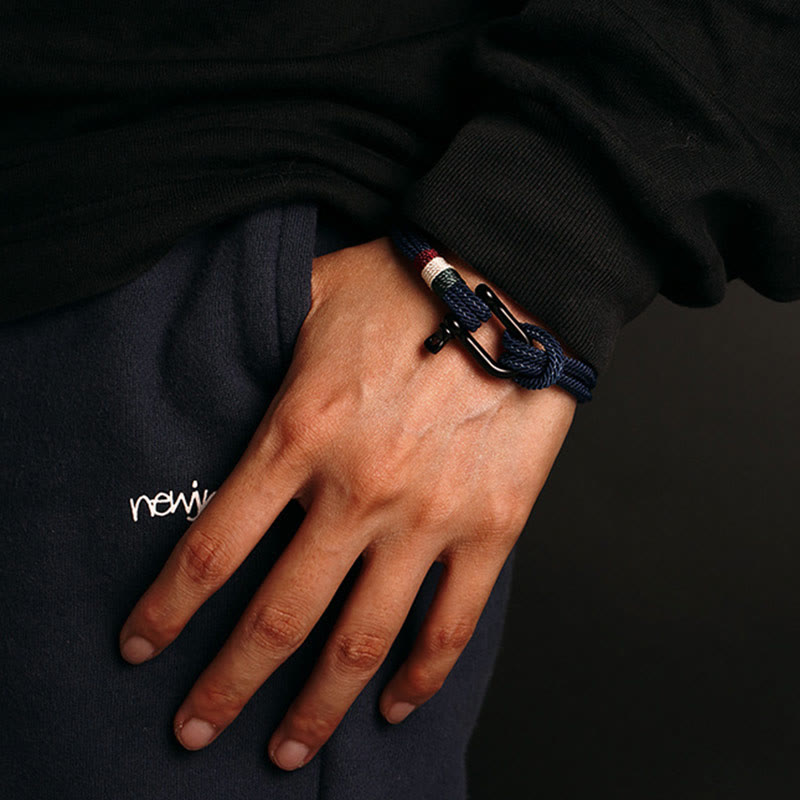 Red String Bracelet with Stainless Steel Buckle for Luck & Protection