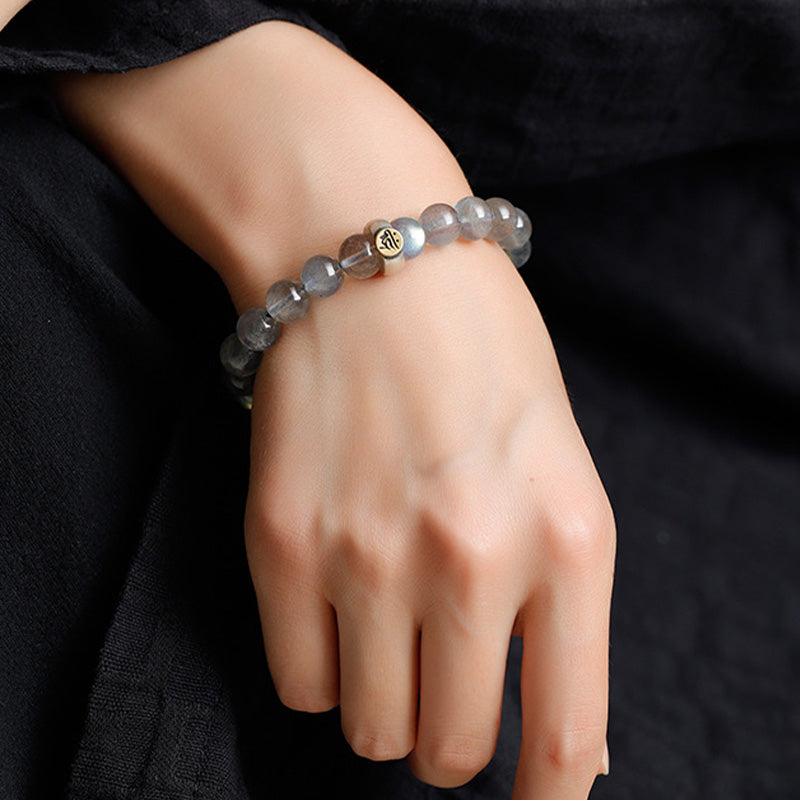 Moonstone Bracelet 8mm | 12 Chinese Zodiac Calm Love