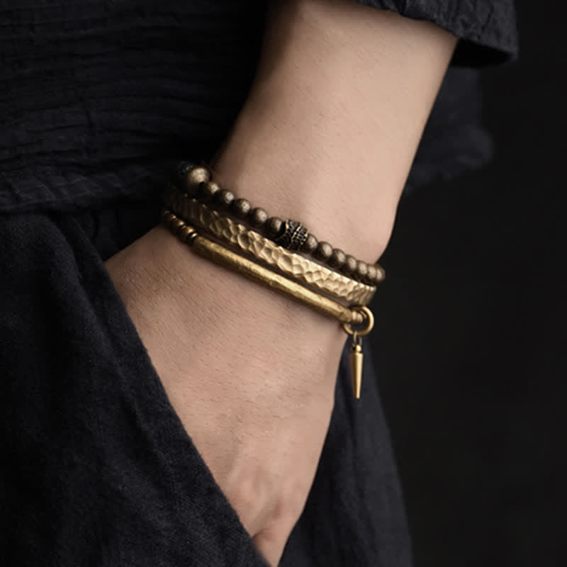 8mm Lava Rock Copper Spiritual Balance Bracelet