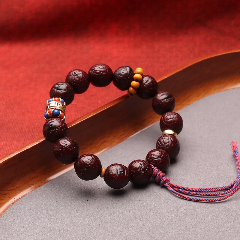 Bodhi Seed Peace & Calm Bracelet with Tassel 15mm