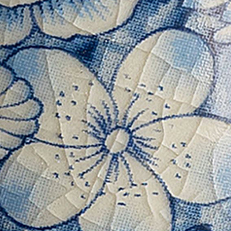 Vintage Lotus Ceramic Teacup | Handmade Floral Tableware