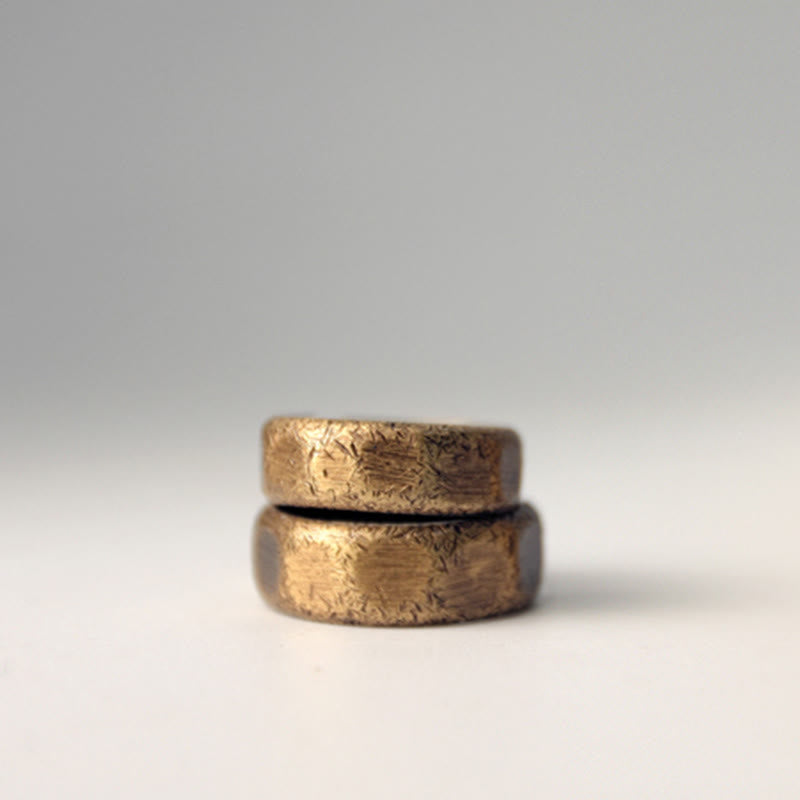 Adjustable Copper Brass Wealth Ring | Spiritual Healing & Luck
