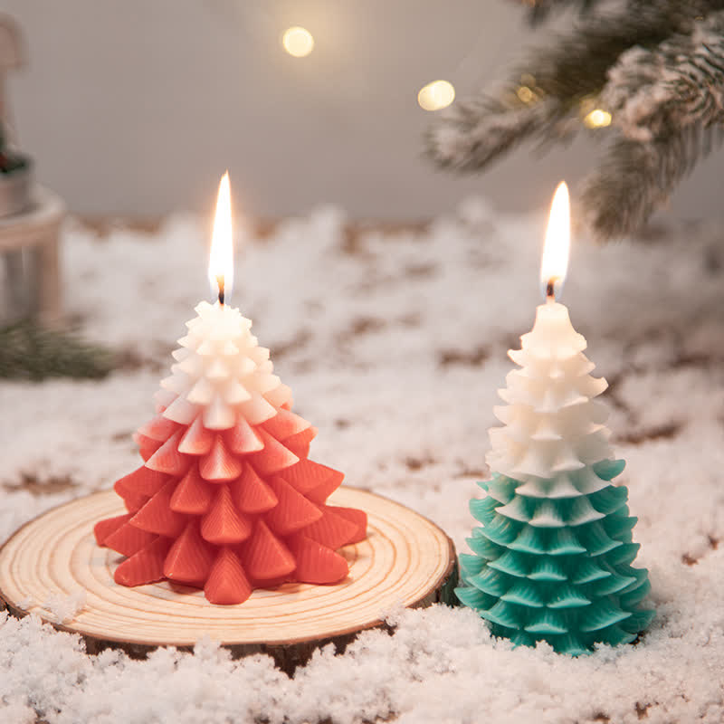 Christmas Tree Scented Soy Wax Candle for Spiritual Cleansing