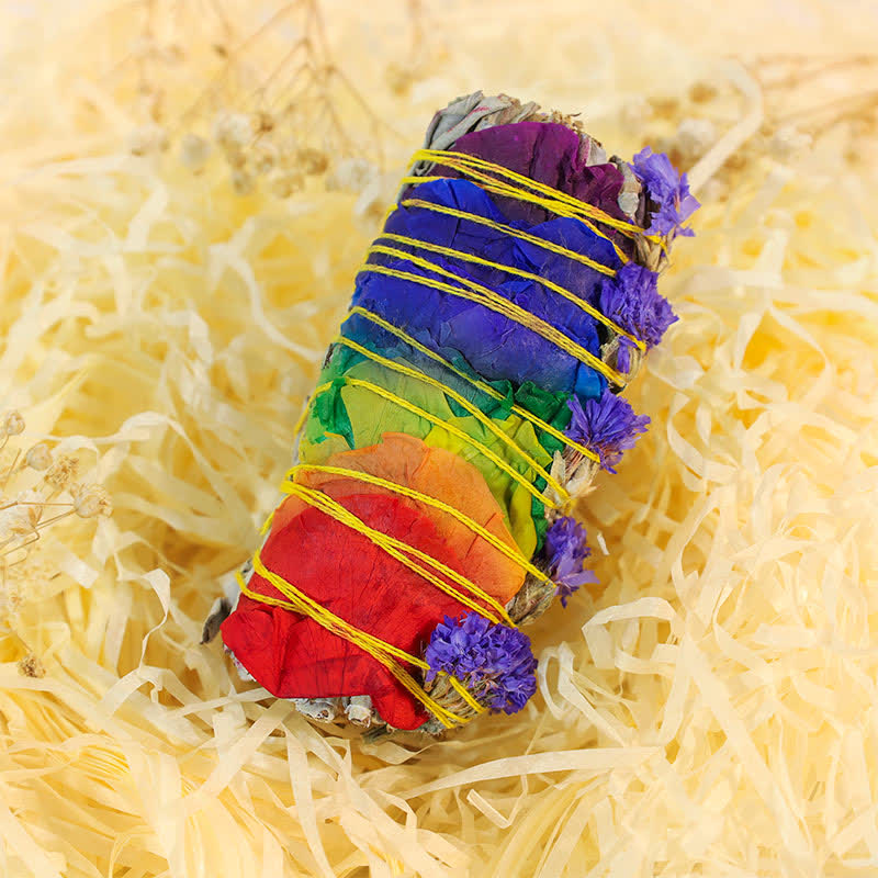 Red Rose Smudge Stick for Home Cleansing | Meditation Ritual