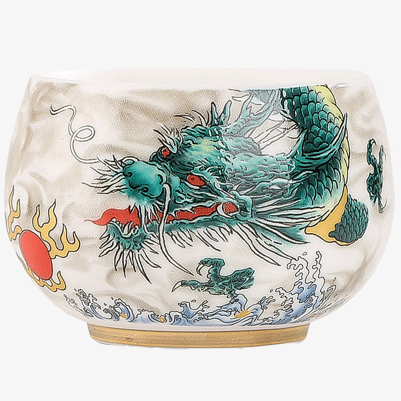 Ceramic Zen Teacup 185ml for Mindful Kung Fu Tea Ceremony