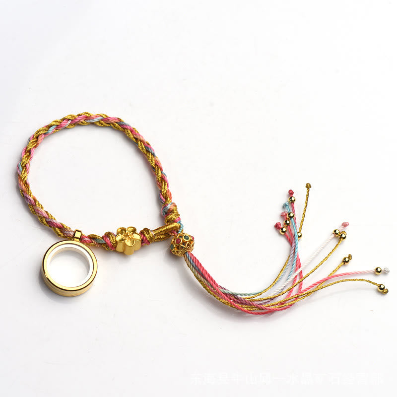 Tibetan Handmade Luck Double Wrap Colorful String Bracelet