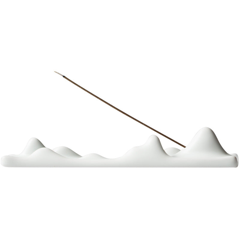 Mountain Cloud Ceramic Incense Holder for Meditation Balance