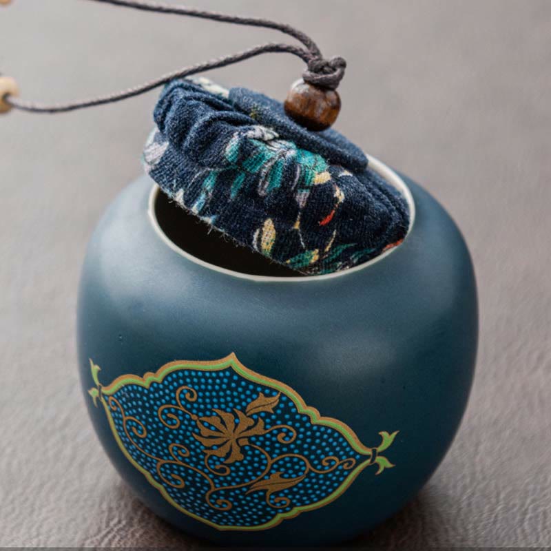 Portable Chinese Gongfu Ceramic Teapot Set with Bag