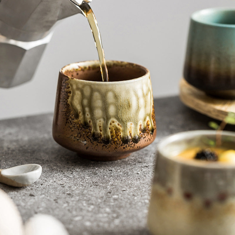 Retro Kiln Change Ceramic Coffee Mug 200ml