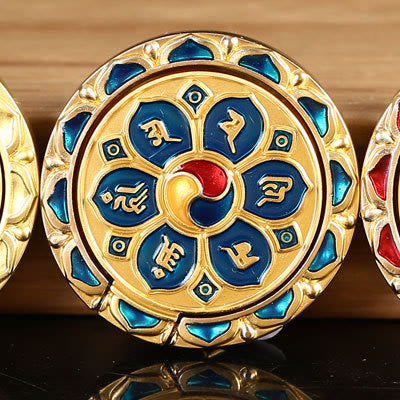 Om Mani Padme Hum Spiritual Phone Ring Bracket Universal Holder