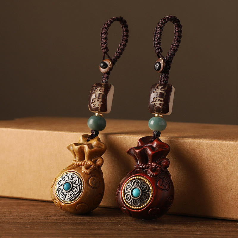 Small Leaf Red Sandalwood Green Sandalwood Protection Hanging Decor