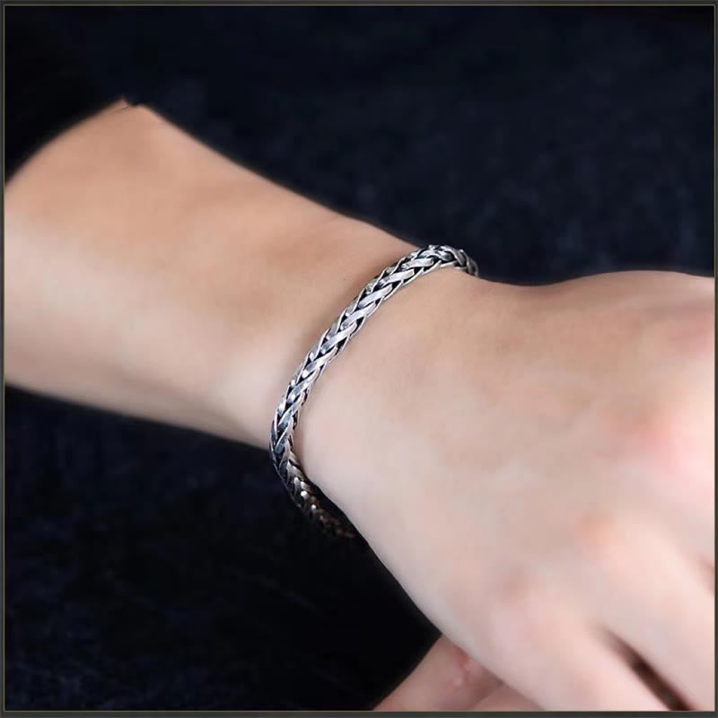 Copper Dragon Bracelet with Vintage Keel Design for Wealth