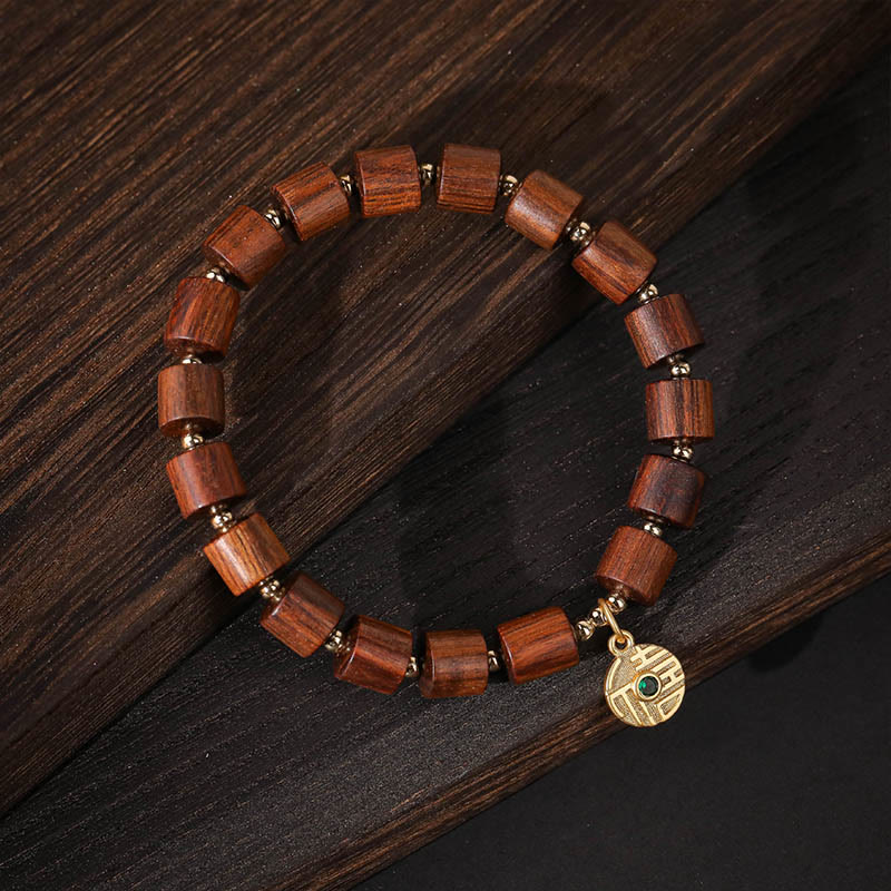 8mm Rosewood Spiritual Bracelet for Warmth & Balance