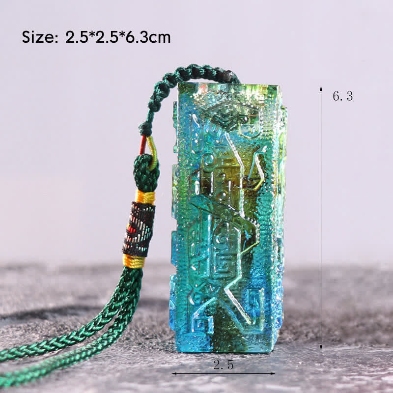 Liuli Feng Shui Crystal Art Piece for Zen Decor Balance