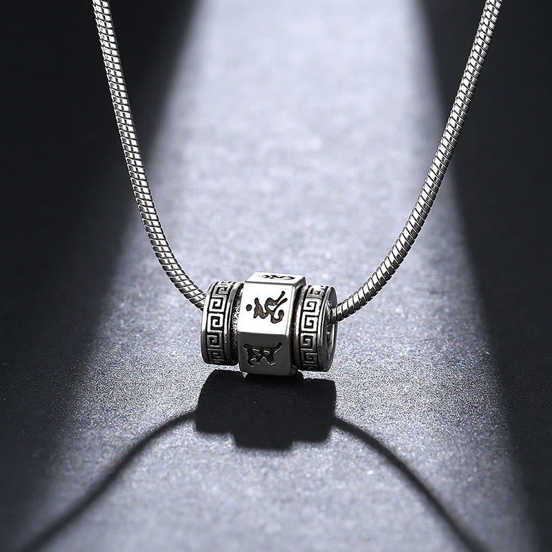 Om Mani Padme Hum Copper Necklace | Tibetan Peace Pendant