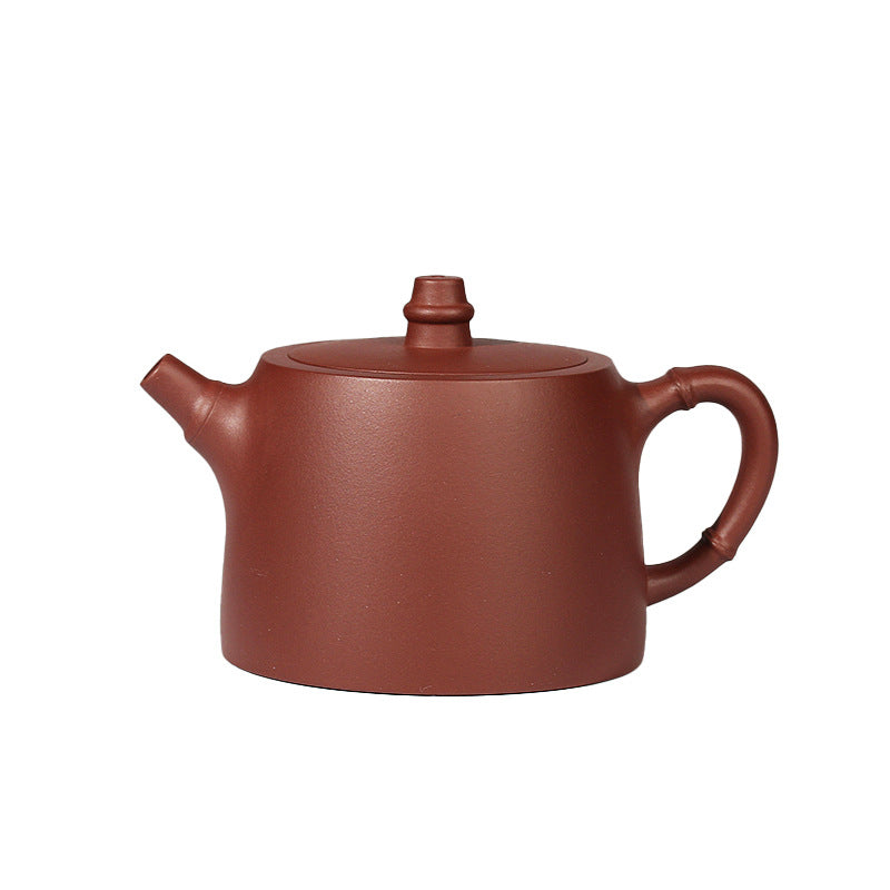 Handmade Purple Clay Bamboo Kung Fu Teapot 260ml