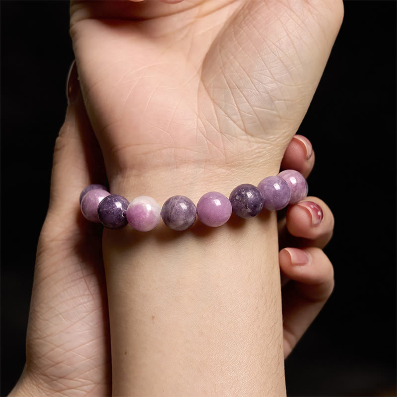 8mm Amethyst Healing Bracelet for Emotional Balance