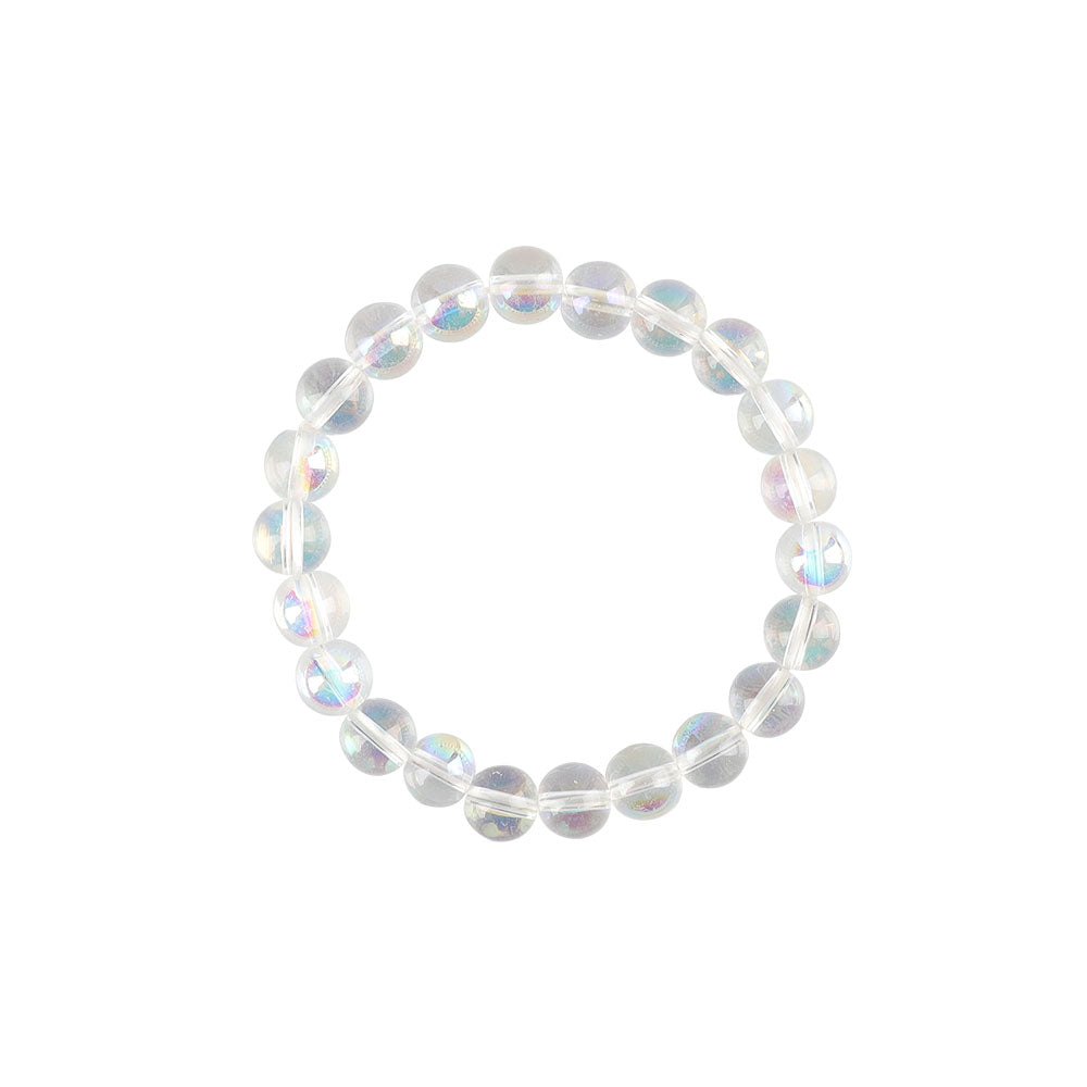 8mm Aura Angel Spiritual Beaded Crystal Bracelet
