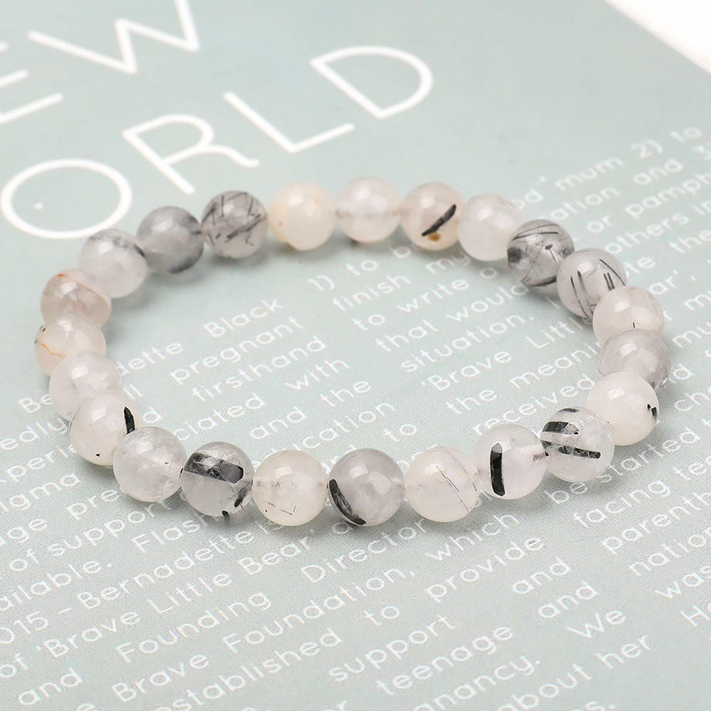 8mm Black Tourmaline Protection Bracelet
