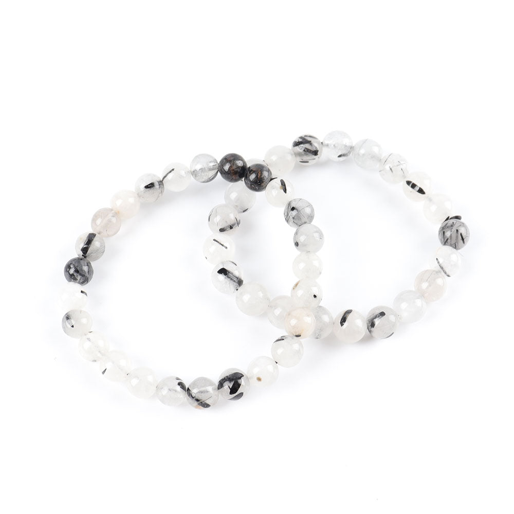 8mm Black Tourmaline Spiritual Protection Bracelet