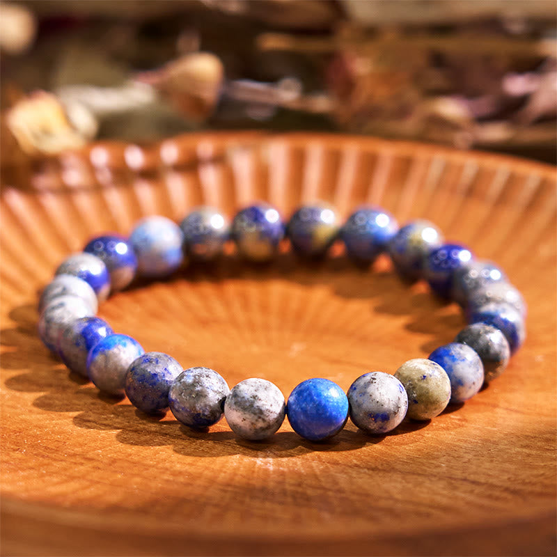 8mm Blue Tiger Eye Bracelet for Calm & Tranquility