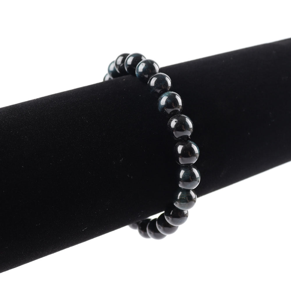 8mm Blue Tiger Eye Protection Bracelet