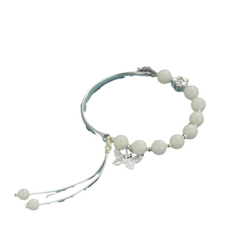 8mm Bodhi Seed Lotus Bracelet for Luck & Wealth