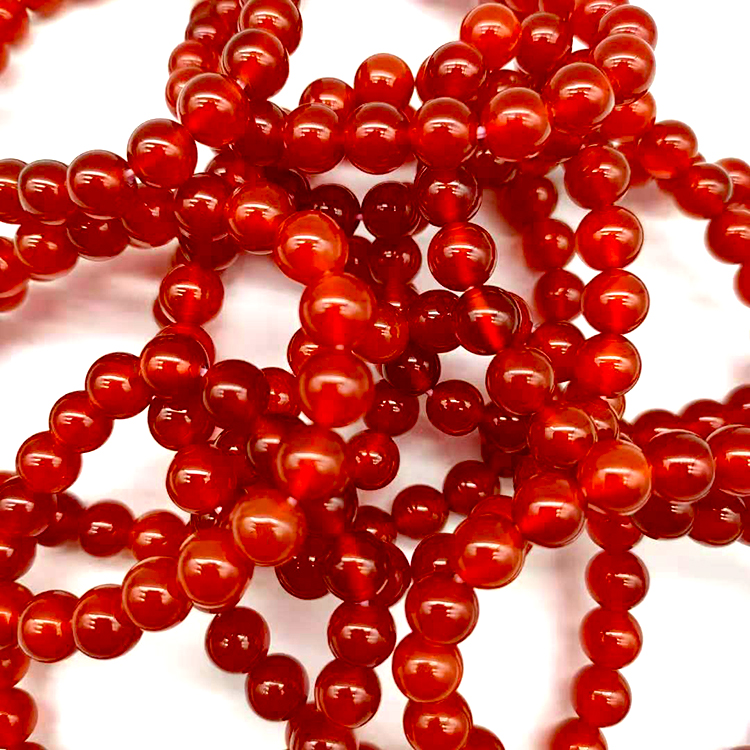 8mm Carnelian Spiritual Bracelet for Vitality & Motivation