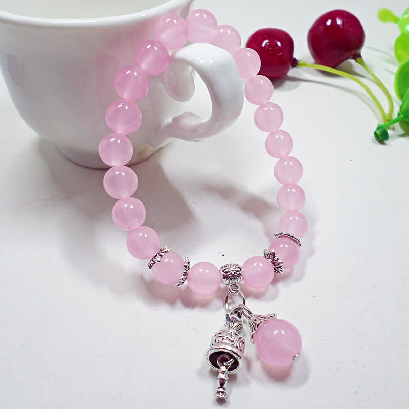 8mm Chalcedony Energy Bracelet for Spiritual Balance