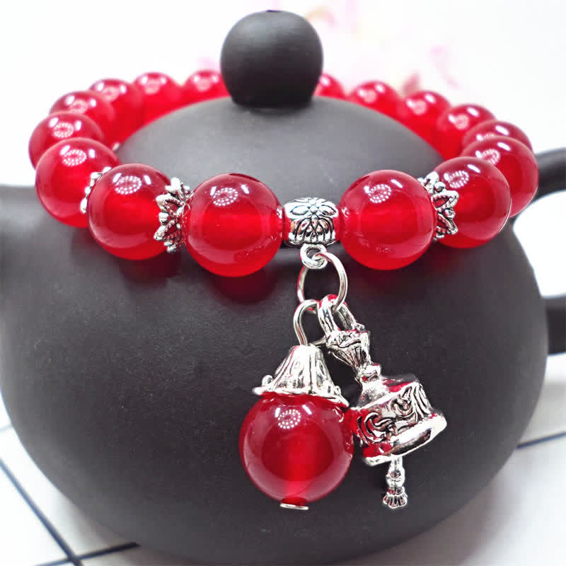 8mm Chalcedony Energy Bracelet for Spiritual Balance