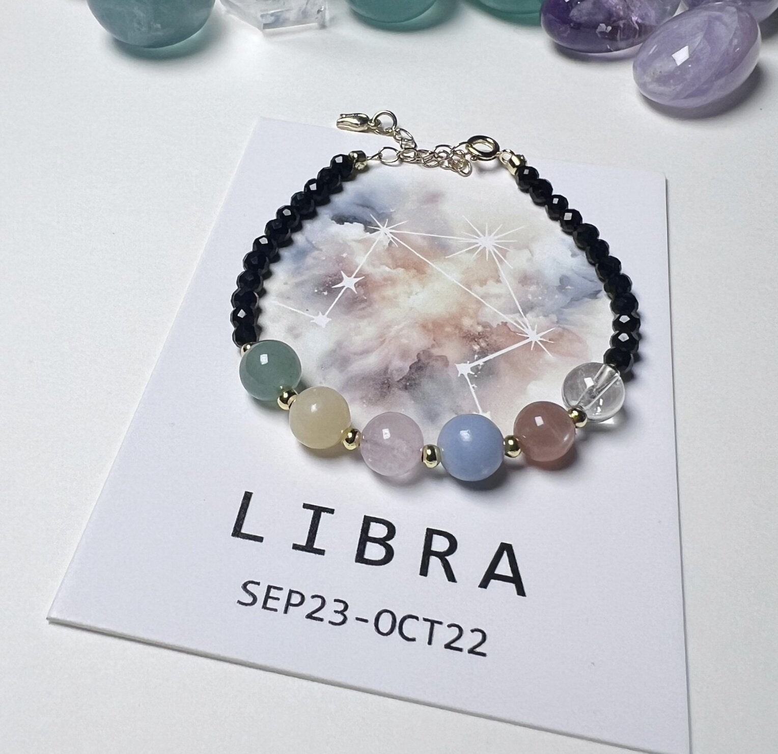 8mm Chinese Zodiac Constellation Crystal Healing Bracelet