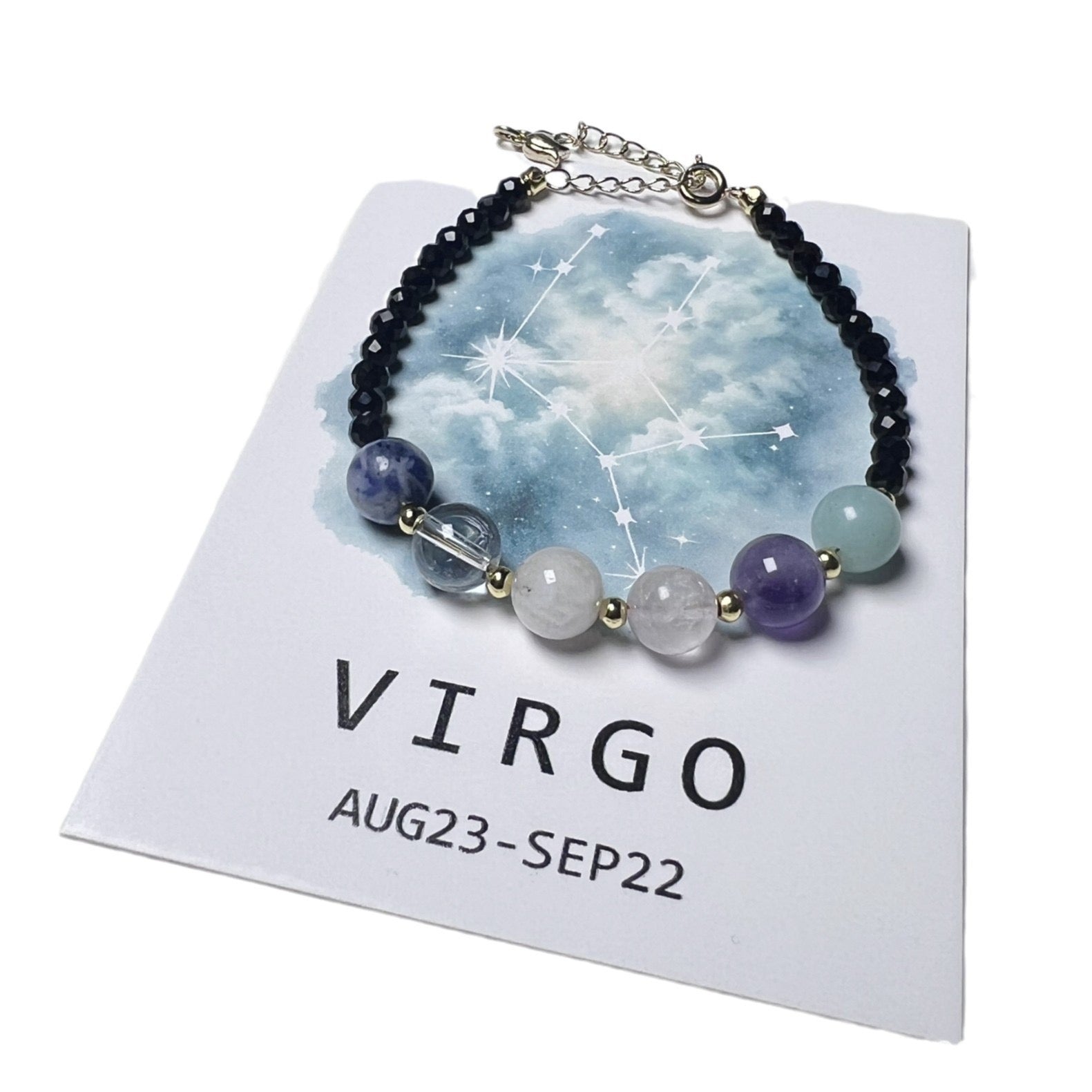 8mm Chinese Zodiac Constellation Crystal Healing Bracelet