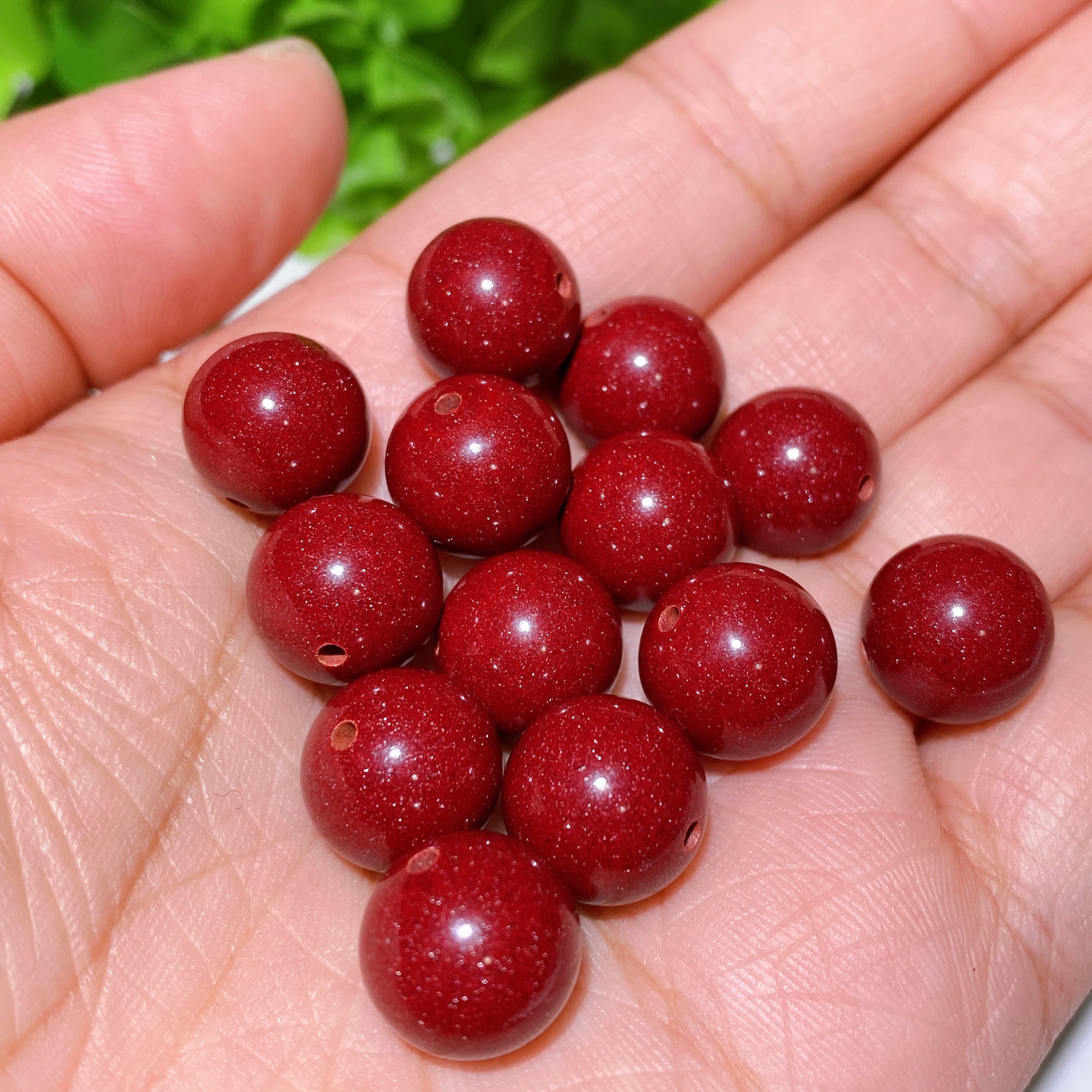 8mm Cinnabar Healing Bracelet for Energy & Protection