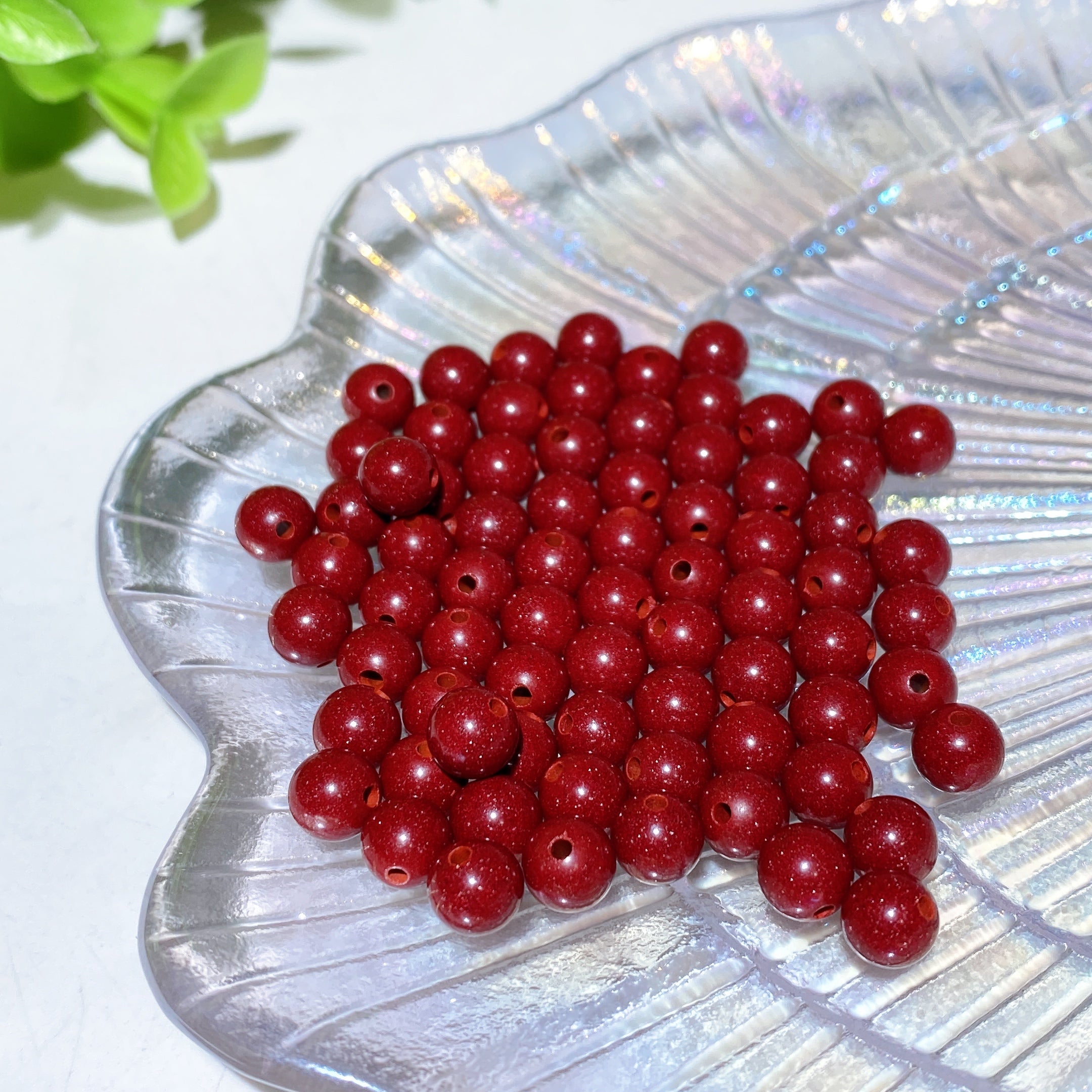 8mm Cinnabar Healing Bracelet for Energy & Protection