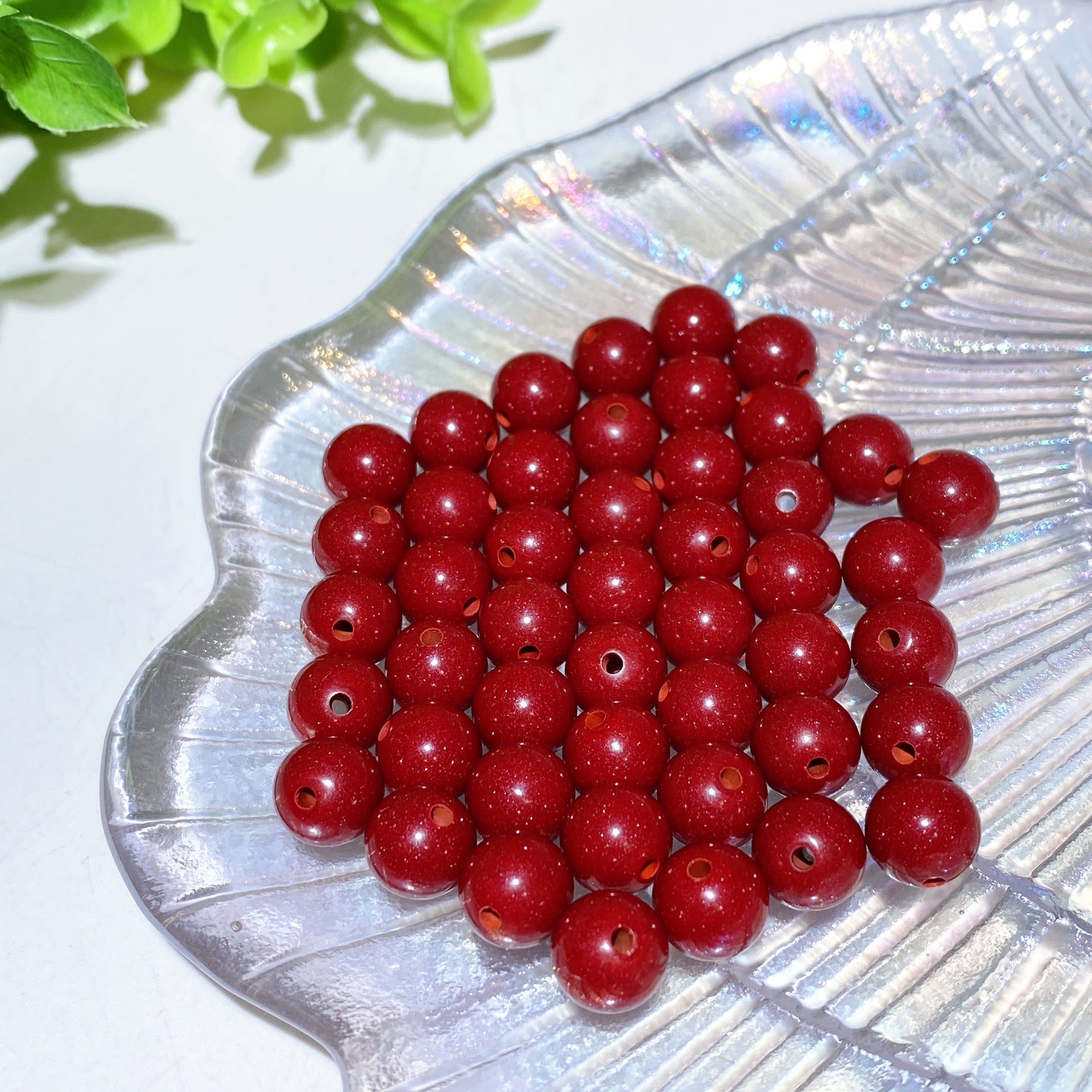 8mm Cinnabar Healing Bracelet for Energy & Protection