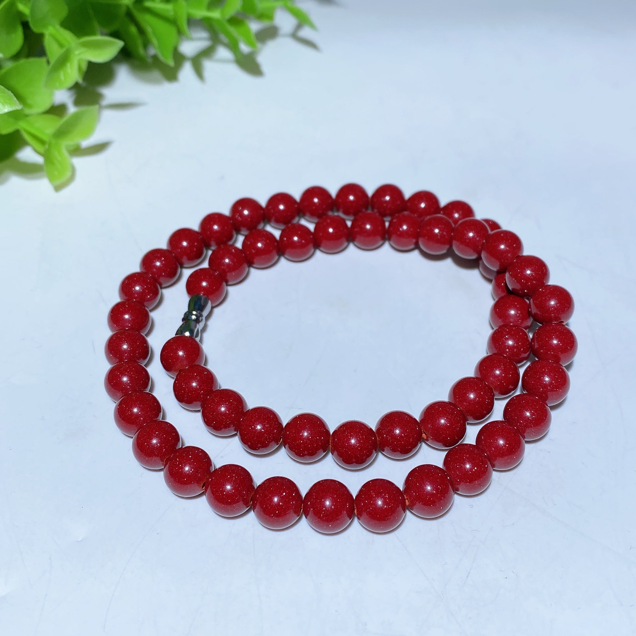 8mm Cinnabar Healing Bracelet for Energy & Protection