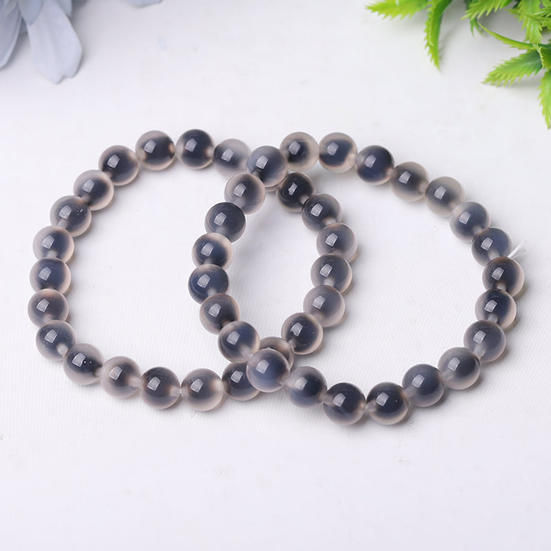 8mm Crystal Healing Bead Bracelet for Spiritual Protection