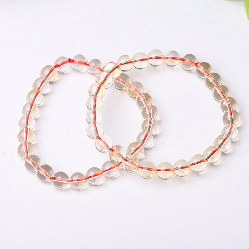 8mm Crystal Healing Bead Bracelet for Spiritual Protection